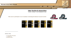 Desktop Screenshot of jakegordon.com