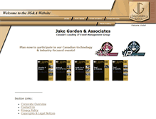 Tablet Screenshot of jakegordon.com